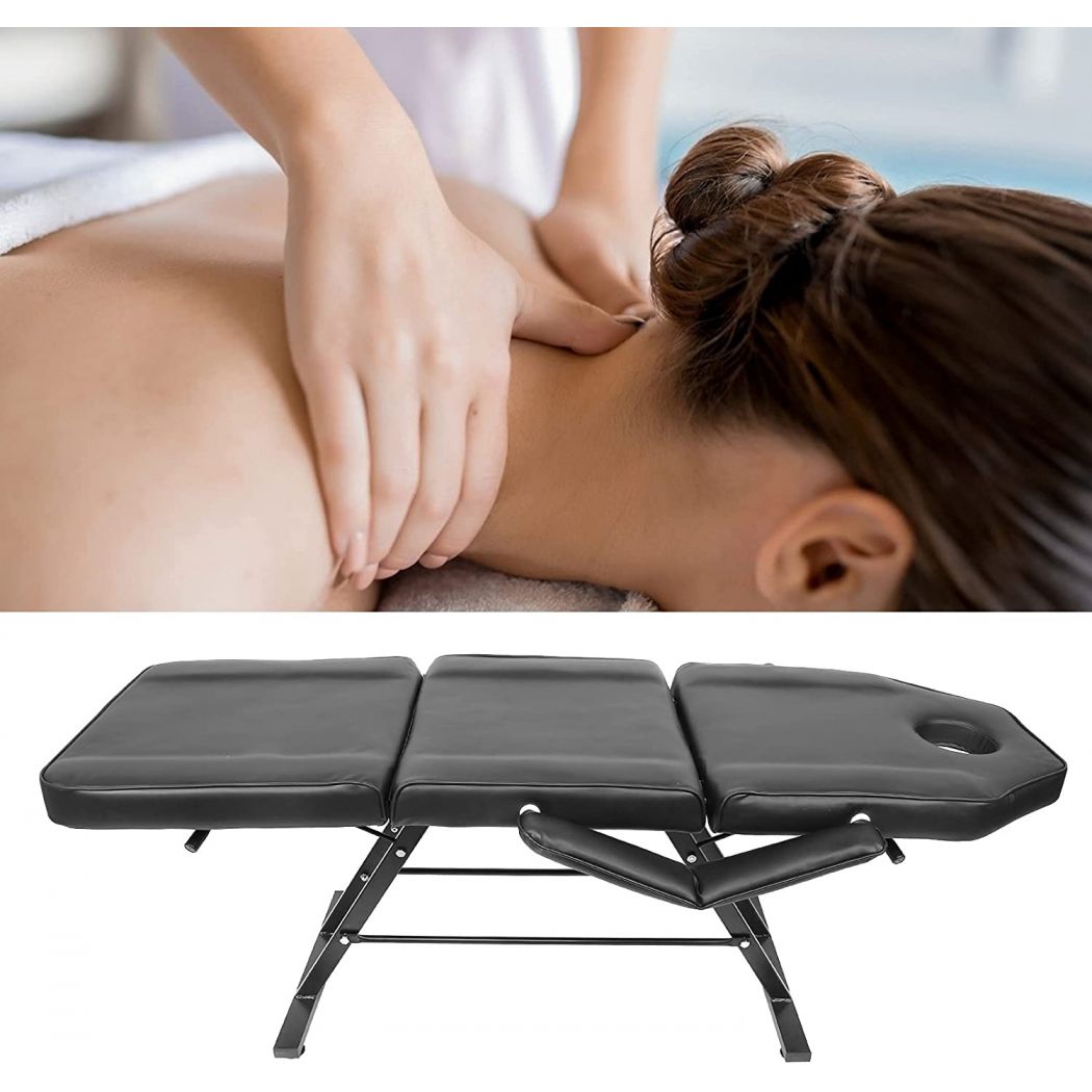 Beauty Salon Professional Folding Adjustable Facial Massage Bed 